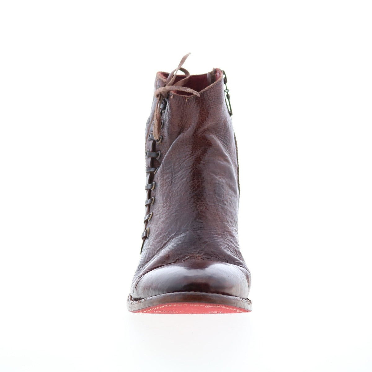 Bed Stu Aldina F328016 Womens Brown Leather Zipper Casual Dress Boots
