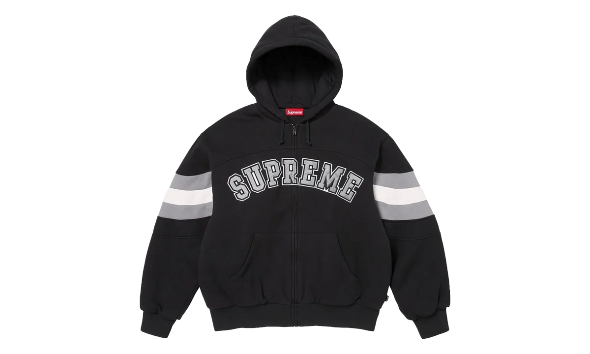 Filled Zip Up Hoodie "SS26 - Black" SU27292