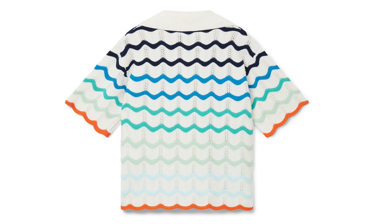 Gradient Wave T-Shirt "Orange / Multicolor" MS25 KW 984 01 MULT