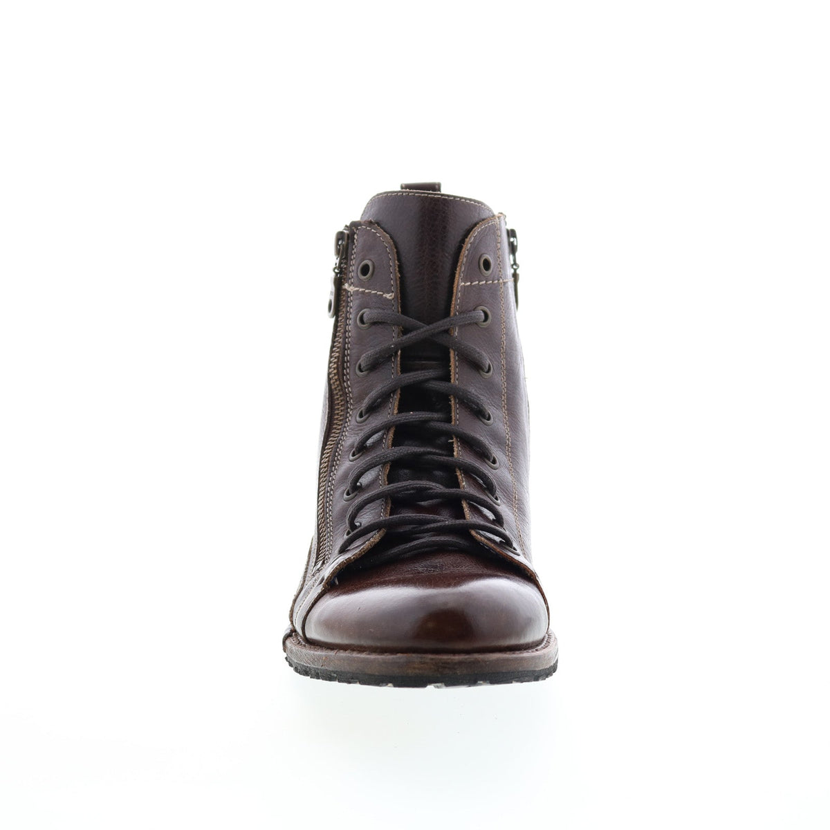 Bed Stu Old Bowen F479014 Mens Brown Leather Lace Up Casual Dress Boots