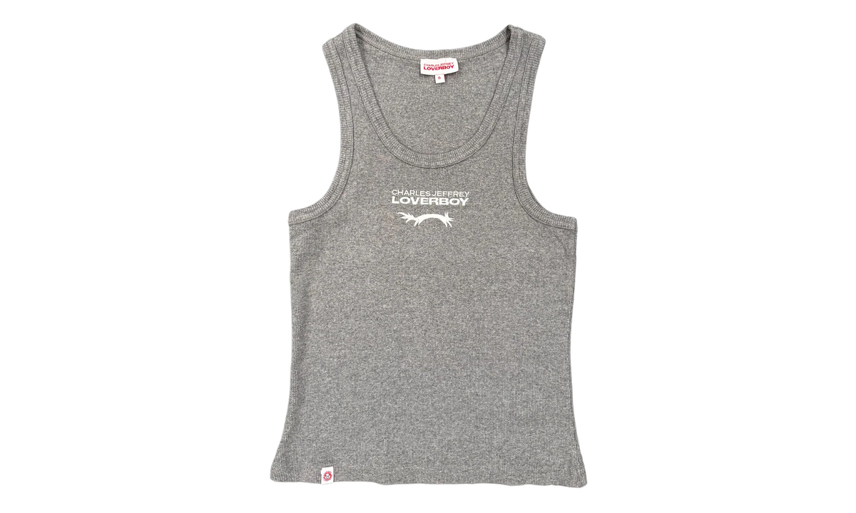 Knitted Logo Tank Top "Grey" 52080702
