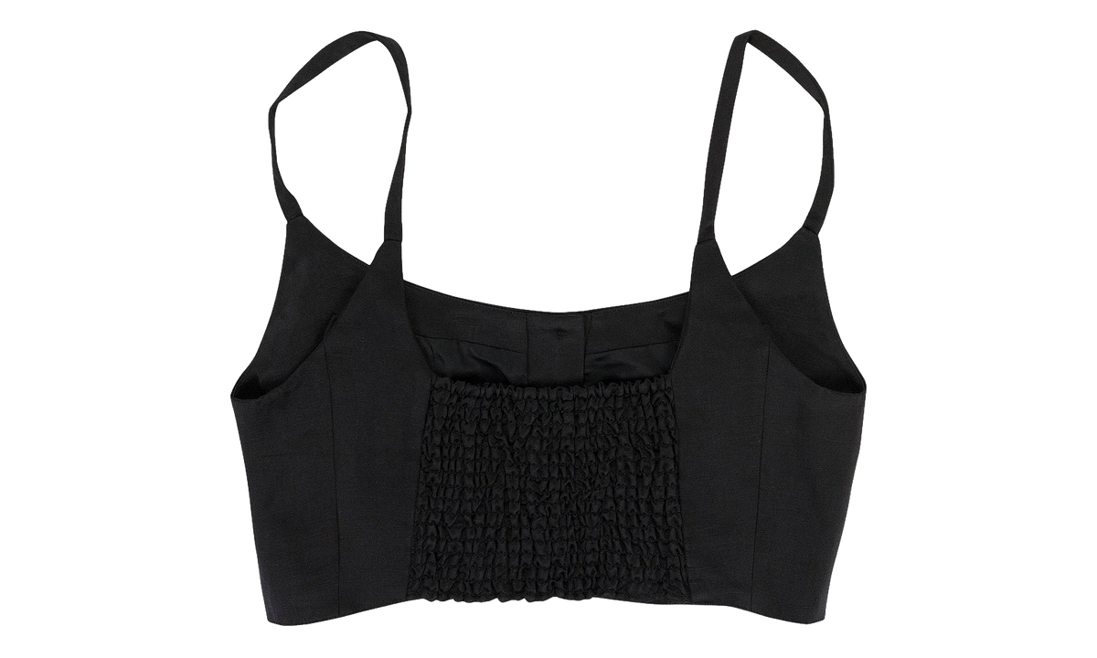 Satin Bustier Bra Top WMNS "Black" 95 OCY 1097