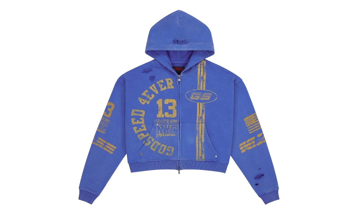 Roadster Zip Hoodie "Blue / Yellow" GS072
