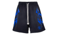 Flame Shorts "Black / Blue" HSR098