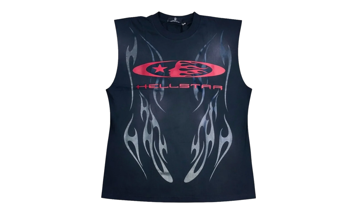 Flame Sleeveless T-Shirt "Grey" HSR191