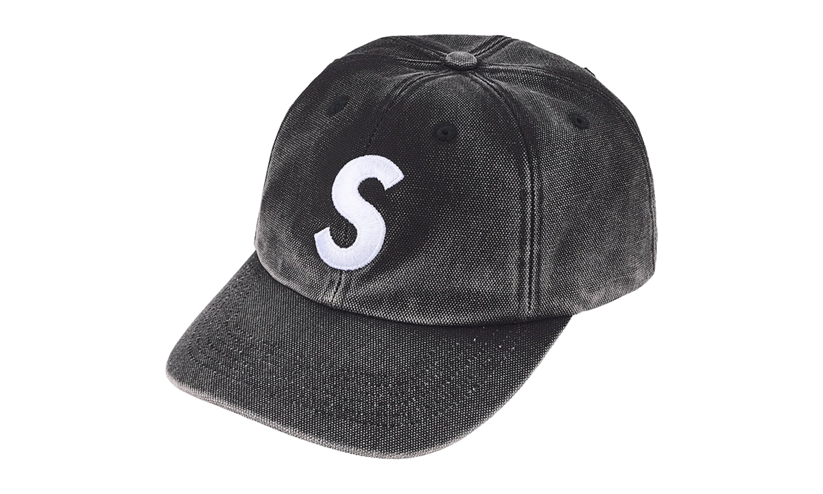 Pigment Coated S Logo 6-Panel "SS26 - Black" SU27308