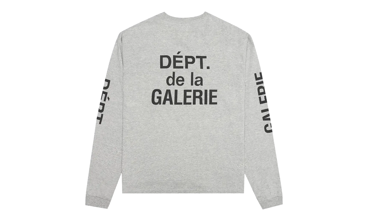 French Souvenir Long Sleeve T-Shirt "Grey" GD042
