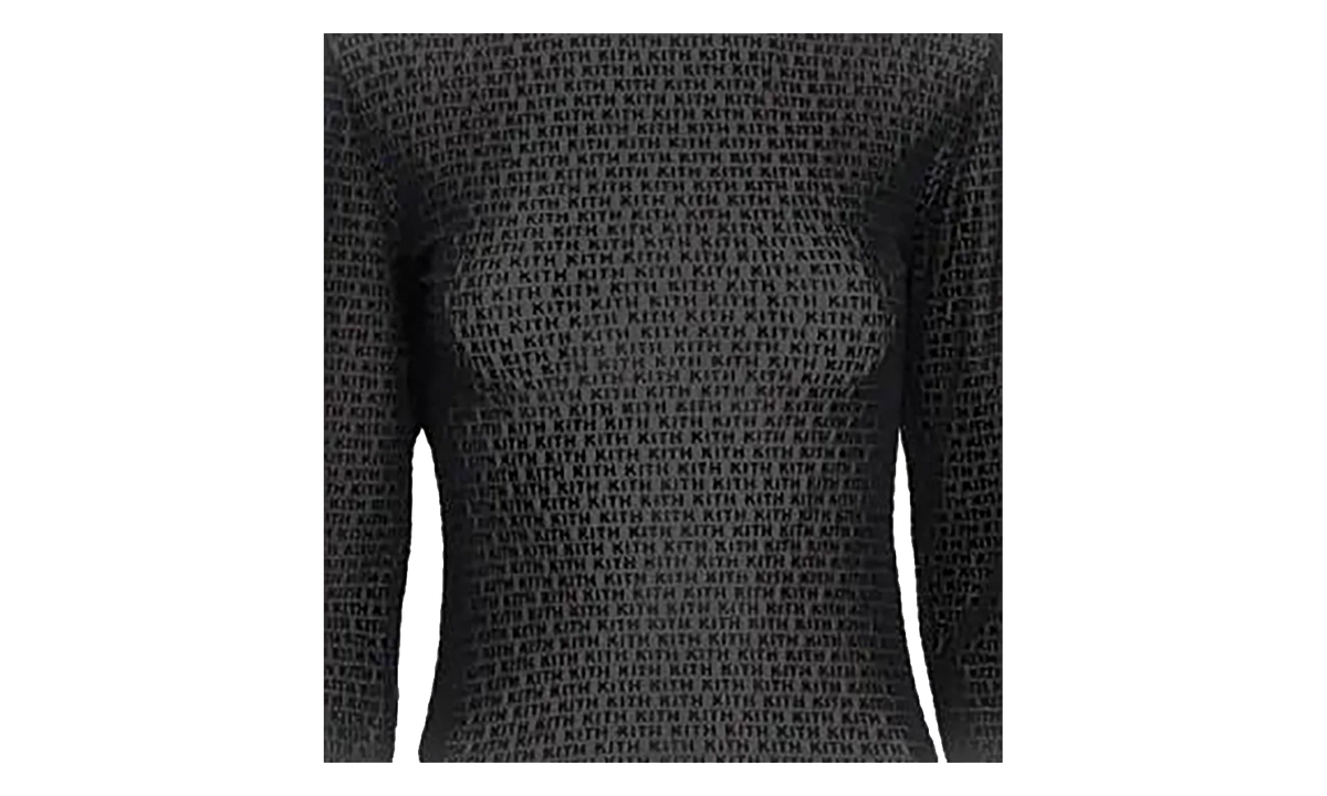 Monogram Velvet Bodysuit WMNS "Black" KITH127