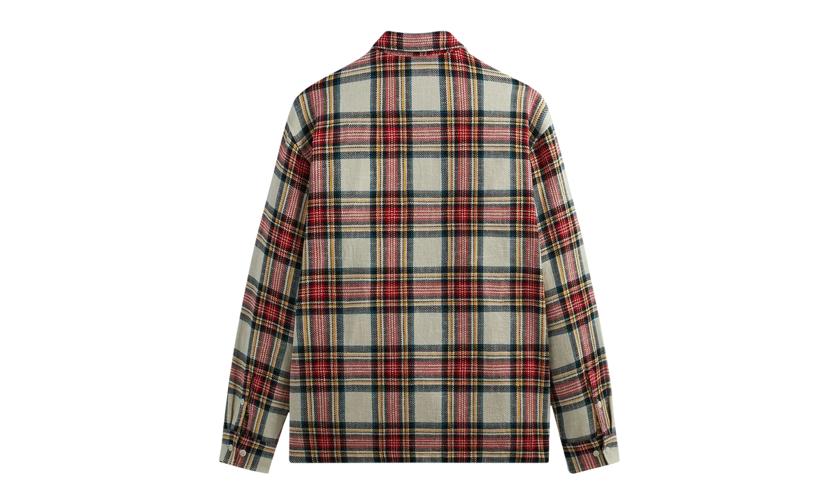 Plaid Boxy Collared Overshirt "Fame" KHM031333 678