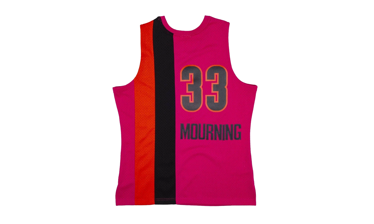 NBA Alonzo Mourning Reload Swingman Jersey "2005 Miami Heat - Pink" SMJYCP19297 MHEPINK05AMO