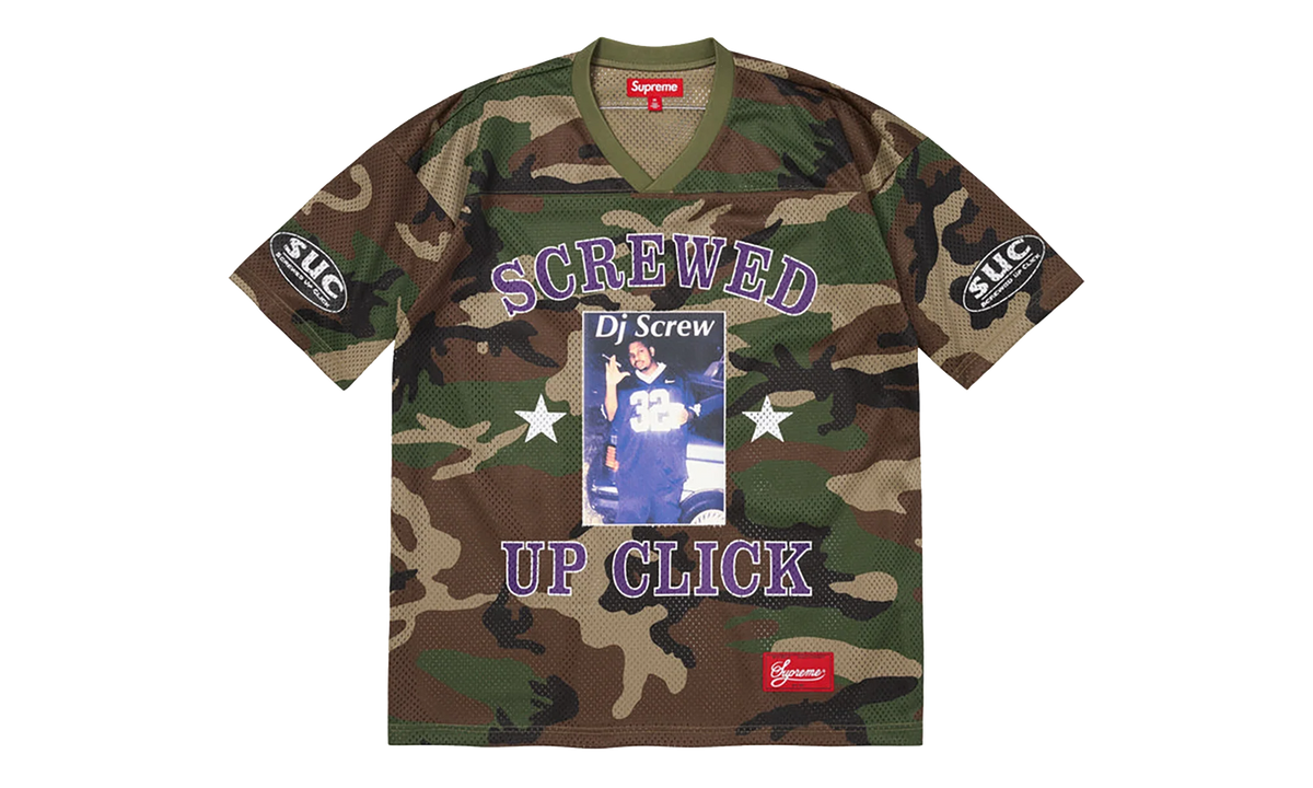 DJ Screw Football Jersey "SS26 - Woodland Camo" SU27358