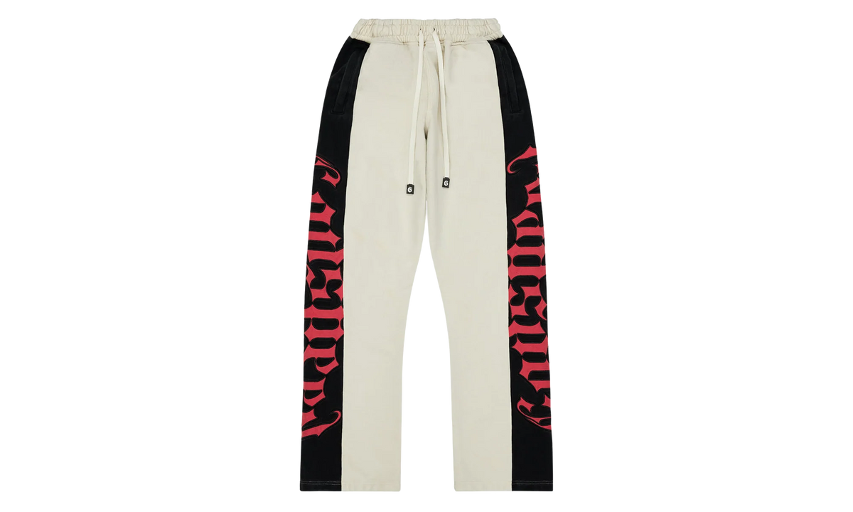 Courtside Sweatpants "Bone / Black / Red" GS070