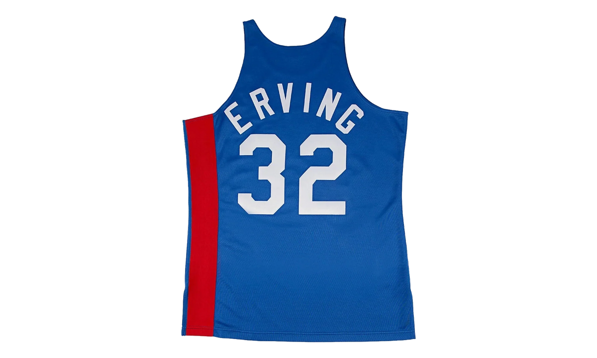 NBA Julius Erving Authentic Jersey "1973 New York Nets - Blue" 72263E973JUERV