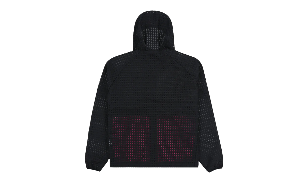 System Plaid Hooded Jacket "Black" P26SP003-BLK