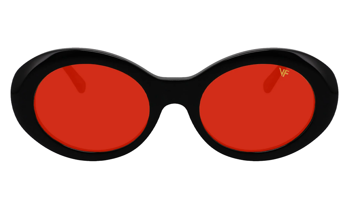 Cobain Acetate "Glossy Black / Red Solid" MPCB2 0009 20T5