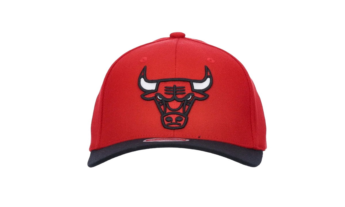 NBA Team 2 Tone 2.0 Stretch Snapback Cap "Chicago Bulls - Red / Black" HHSS3265 CBUYYPPPRDBK