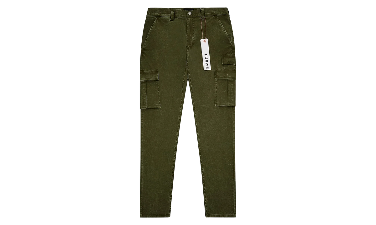 Brushed Twill Cargo Pant "Green" M5075 BTMI225