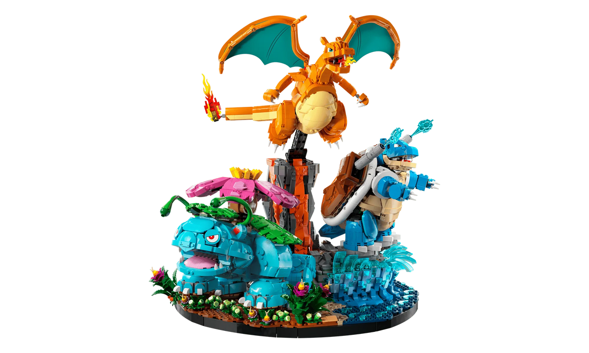 LEGO Pokemon Venusaur, Charizard and Blastoise Set "Multi-Color" 72153