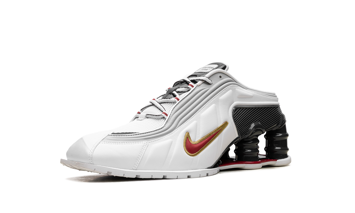 Shox MR4 Mule"Martine Rose Metallic Platinum Varsity Red" IM5420 100
