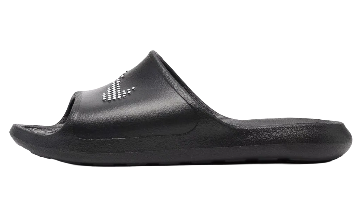 Victori One Shower Slides WMNS"Black/ Black/ White" CZ7836 001